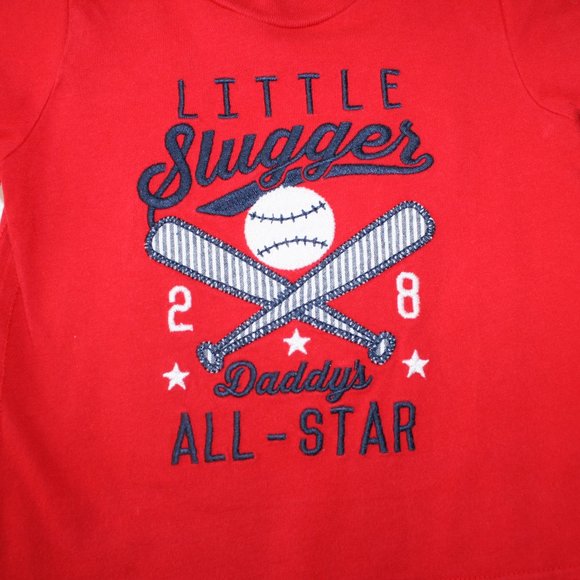 4/$20 Baby boy baseball t-shirt 9 months - Picture 4 of 9